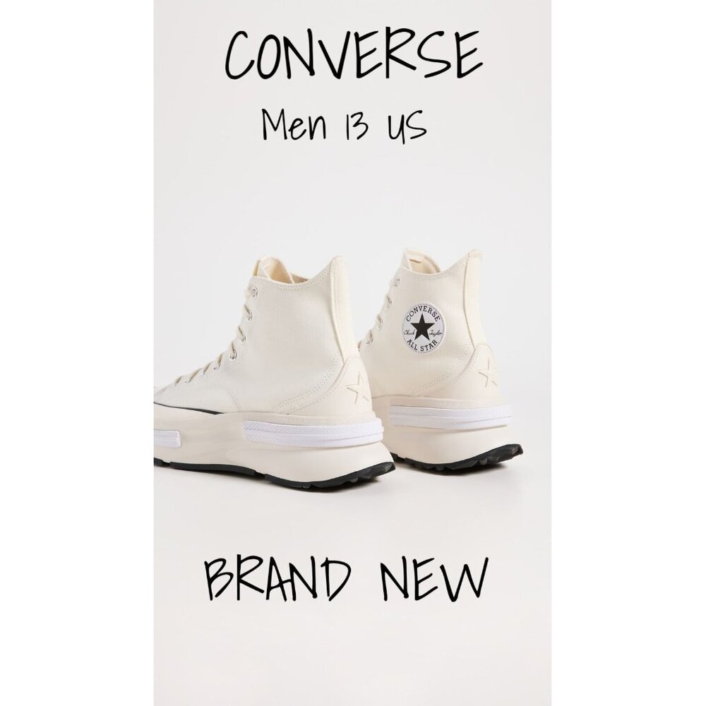 Converse Run Star Legacy CX High Platform Shoes - Beige Women 14.5, Men 13 New